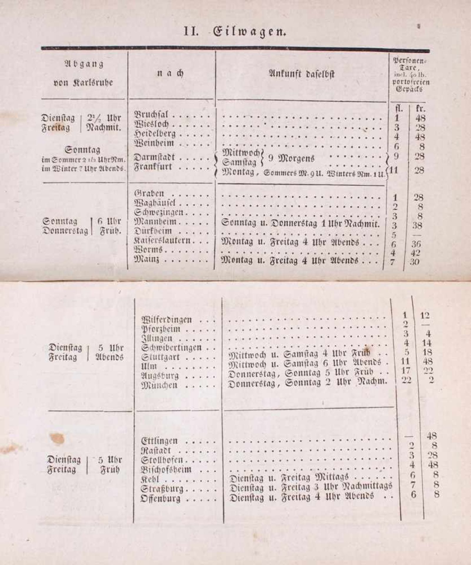 Reiseführer: Führer für Reisende durch das Großherzogtum Baden, H.A. Schreiber 1828Einband mit - Bild 3 aus 7