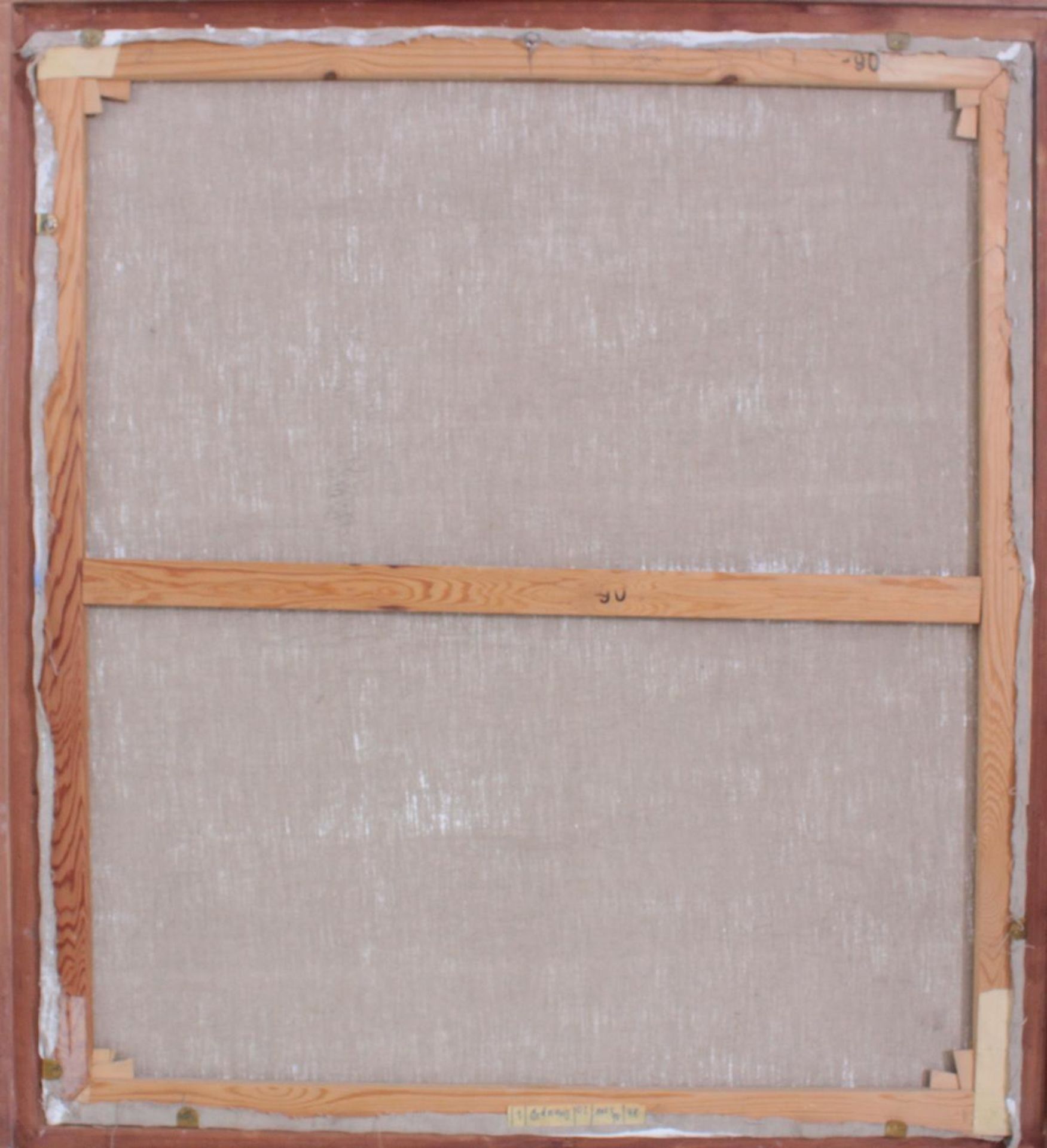 Pebe. Paul Bader (1928)Öl auf Leinwand, "Ordnung", oben links signiert und datiert (19)88, ca. 100 x - Bild 3 aus 3