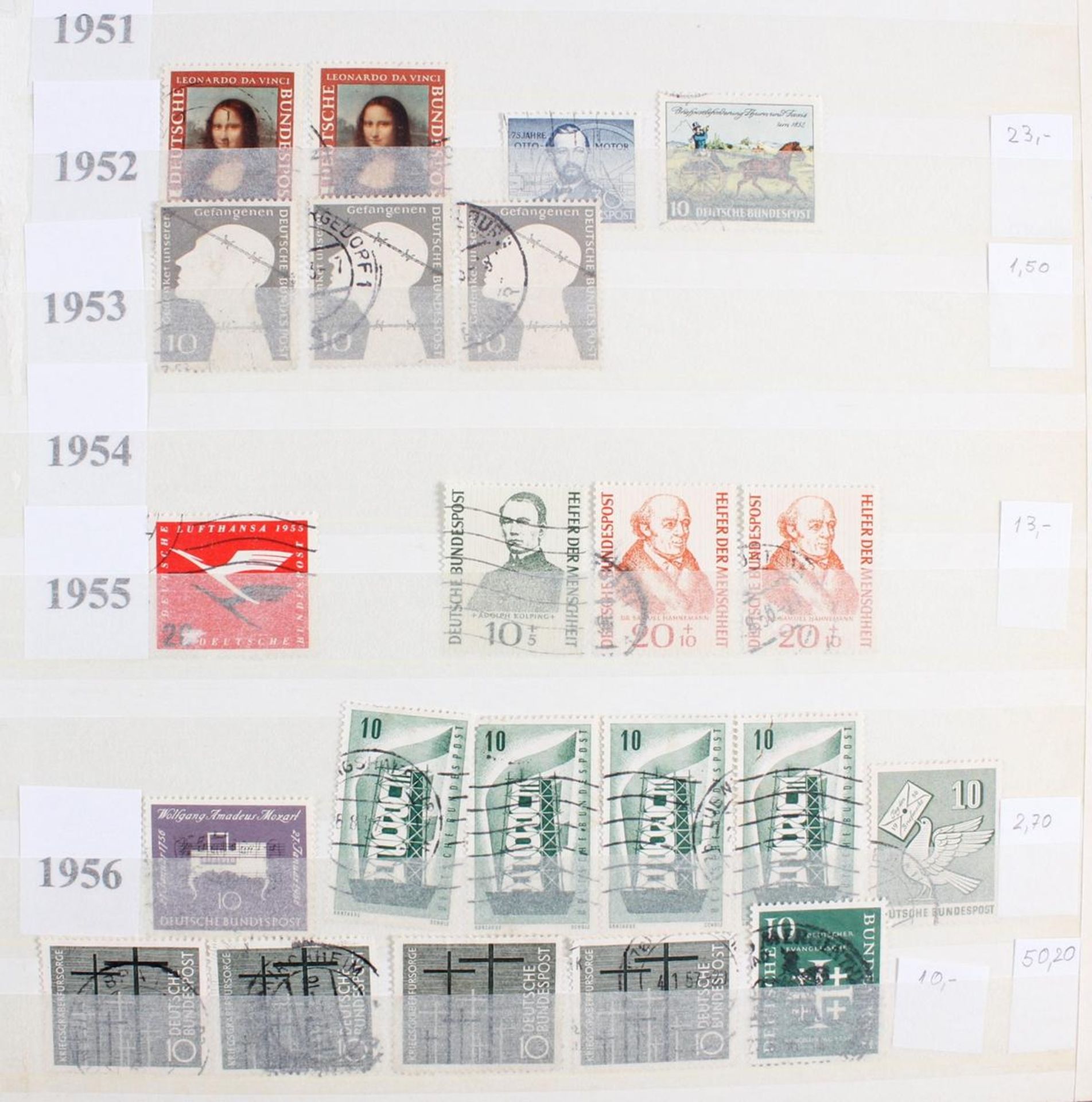 Dubletten-Sammlung Bundesrepublik DeutschlandInsgesamt 11 Steckalben.Unterschiedlichst - Image 15 of 18
