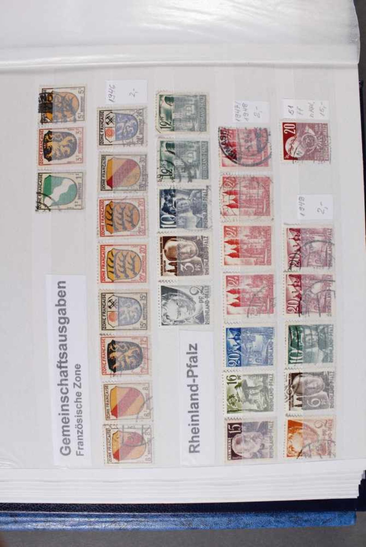 Sammlung Deutsches Reich- Bundesrepublik Deutschland3 Alben. Dabei: Altdeutsche Staaten, Deutsches - Bild 10 aus 16