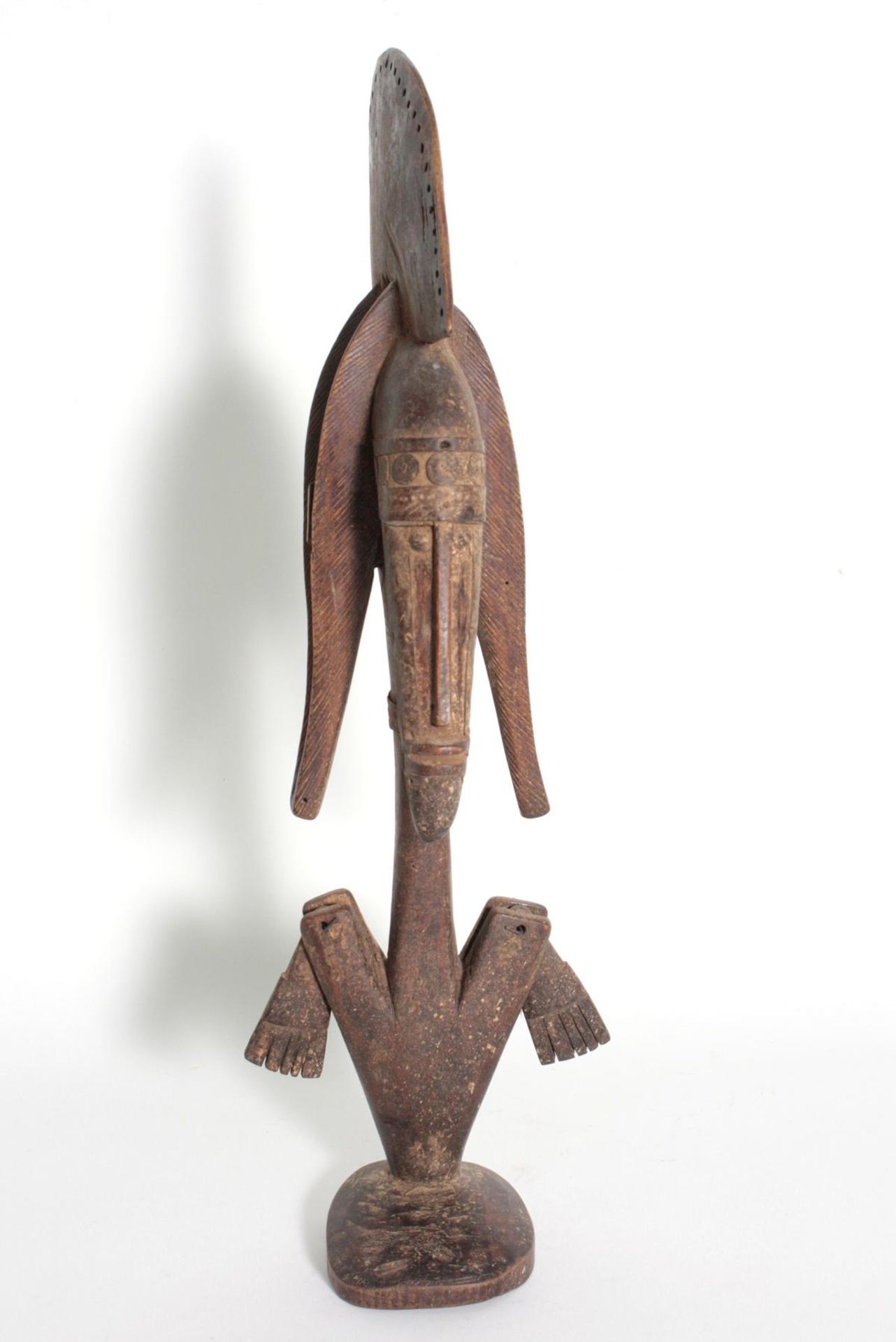 Marka-Marionette, Mali, 1. Hälfte 20. Jh.Holz, geschnitzt, im typischen Marka-Stil mit langer,