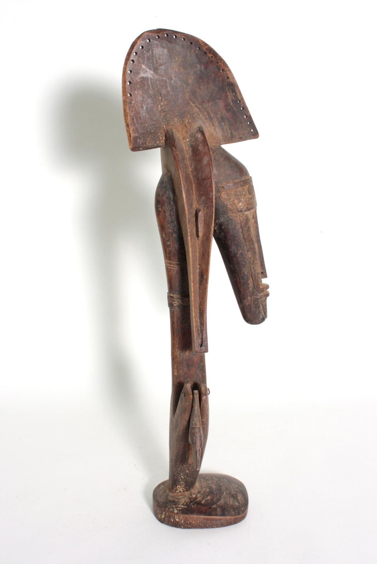 Marka-Marionette, Mali, 1. Hälfte 20. Jh.Holz, geschnitzt, im typischen Marka-Stil mit langer, - Bild 6 aus 6