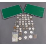 Kleine Münz- und MedaillensammlungSammlung bestehend aus 25x 5DM Münzen, 22 x 10 DM Münzen,
