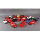 Modellautos Burago 1:1818 Stück. Hersteller Burago. Ferrari: 1x Testarossa (1984), 1x 348 (1989), 1x
