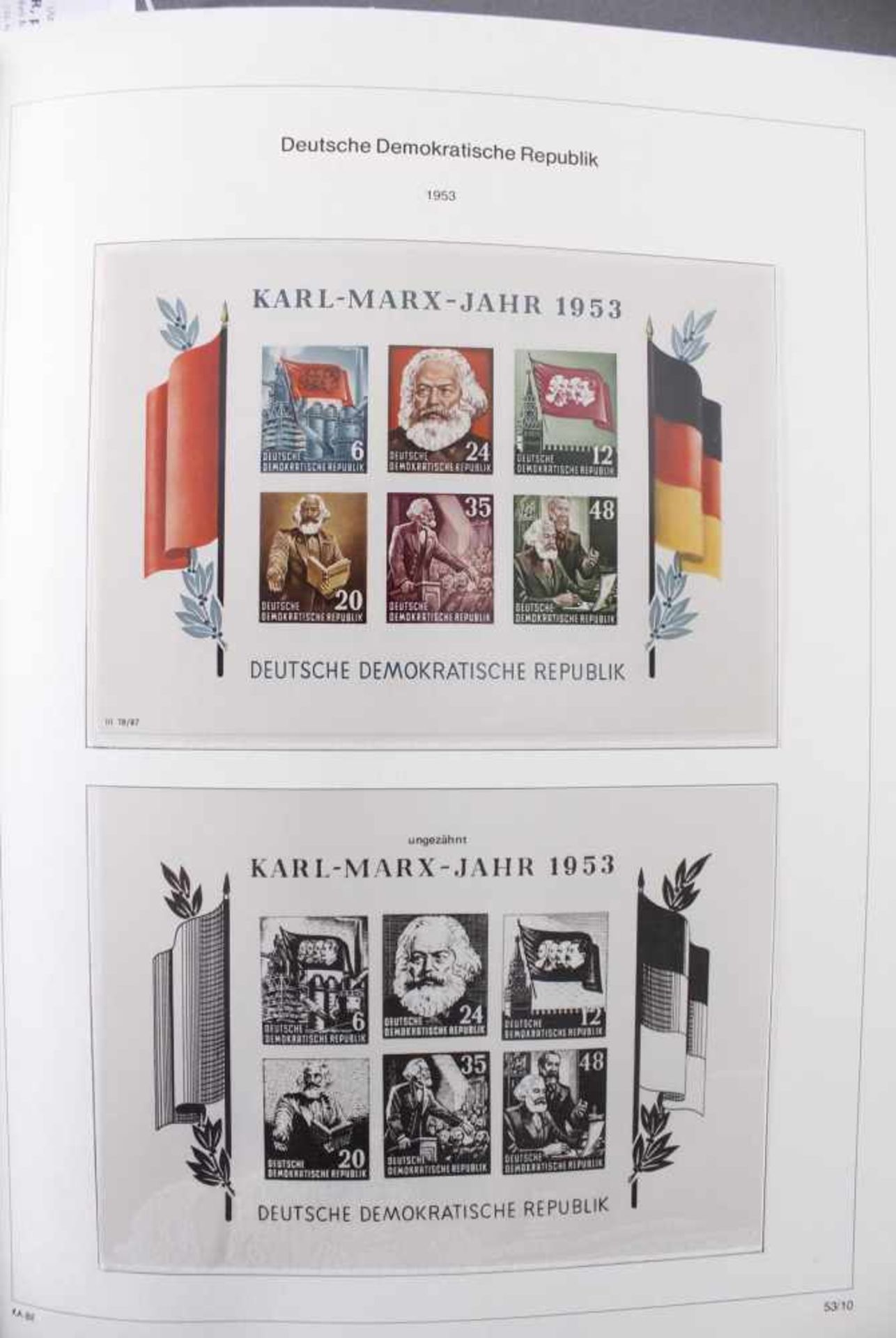 DDR, postfrische KomplettsammlungIn den Michel Hauptnummern komplette Sammlung auf KABE- - Image 23 of 26