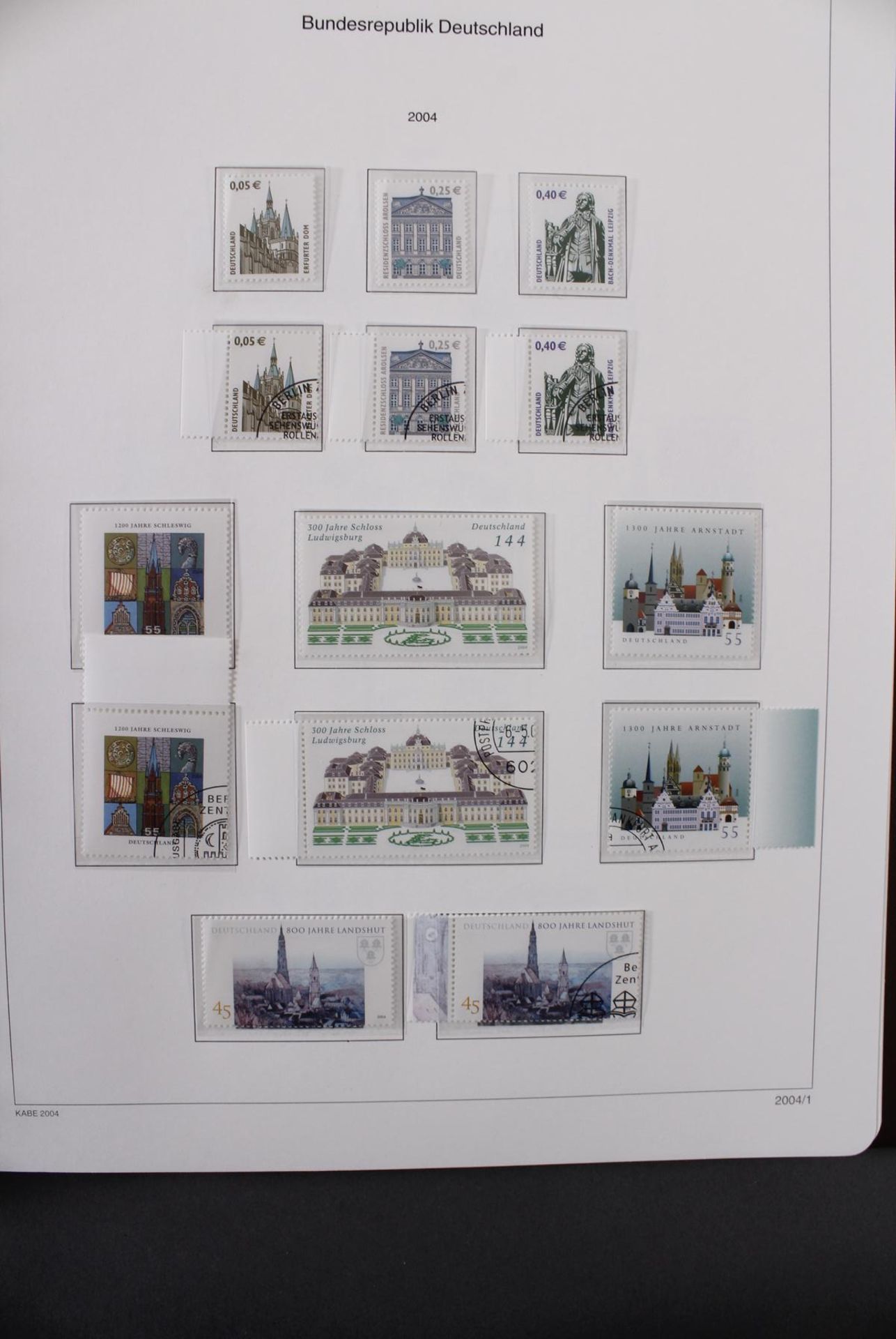 Bund, 2002-2004, Überkomplett, postfrisch und gestempeltKomplett gesammelt auf KABE - Image 6 of 6