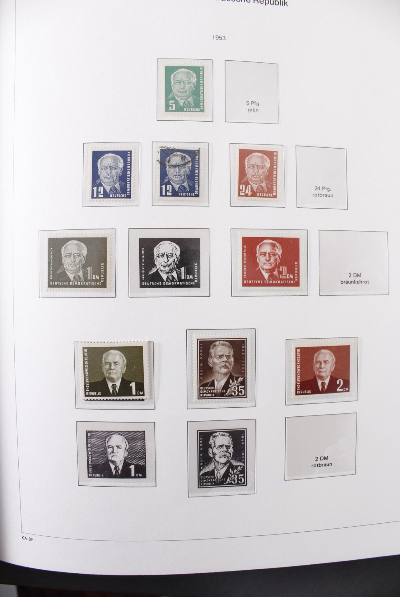 DDR, postfrische KomplettsammlungIn den Michel Hauptnummern komplette Sammlung auf KABE- - Image 14 of 26