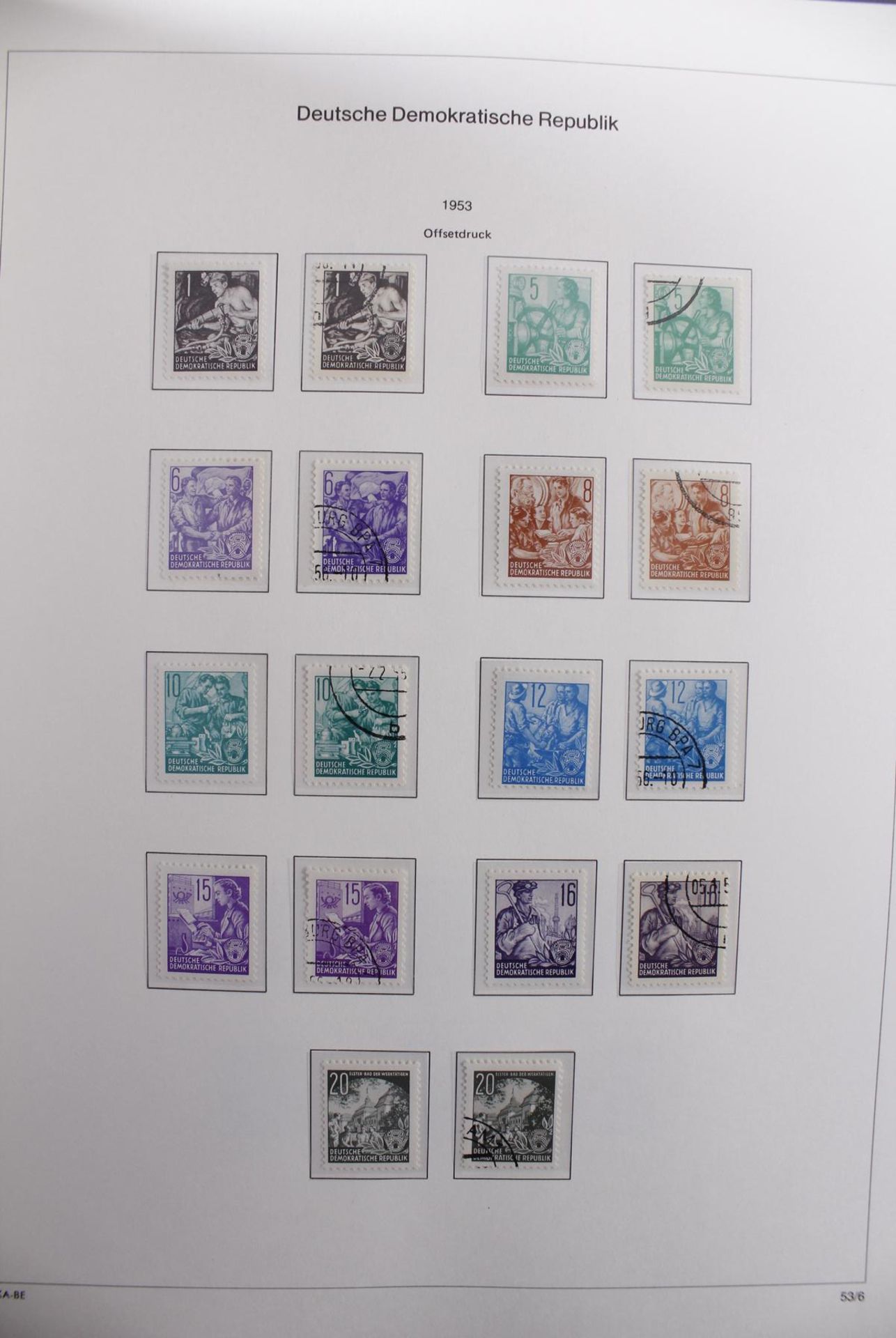 DDR, postfrische KomplettsammlungIn den Michel Hauptnummern komplette Sammlung auf KABE- - Image 19 of 26