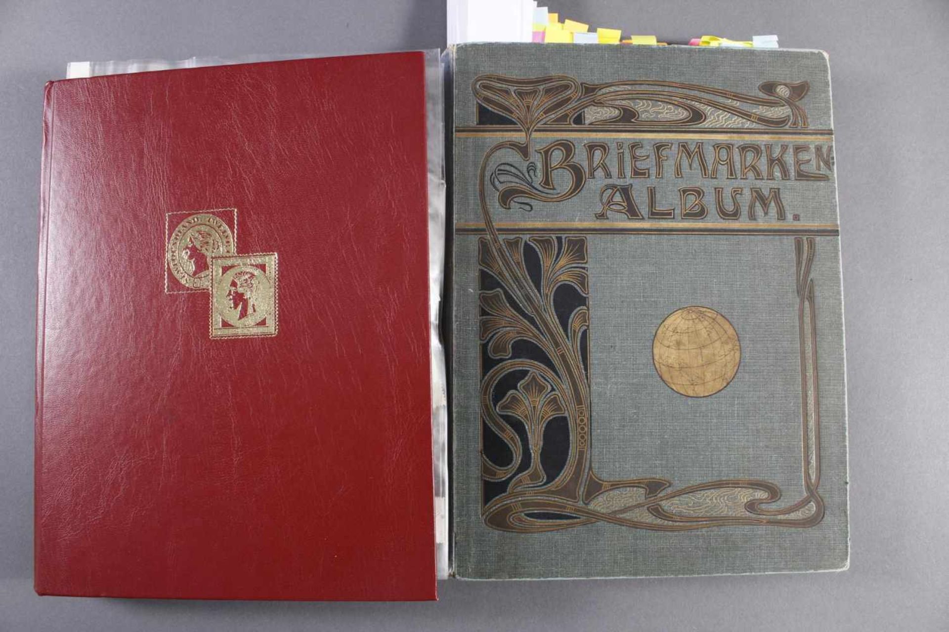 Schwanenberger Briefmarken Album vonTeils gut gefüllt, mit einigen sicherlich interessanteren