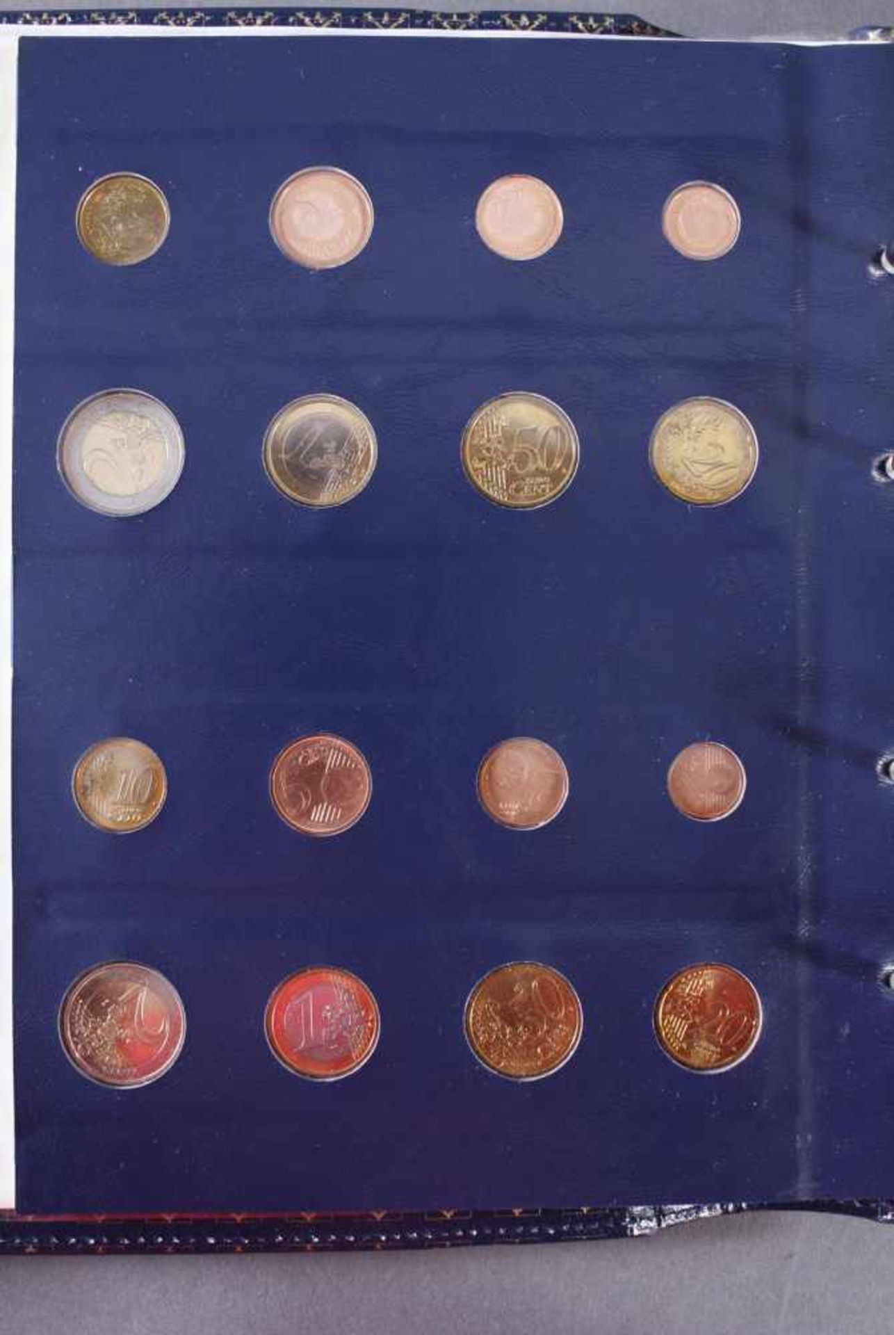 Sammlung Euro MünzenKomplette Kursmünzensammlung der ersten 12 Euro-Mitgliedsstaaten in einem - Image 3 of 12