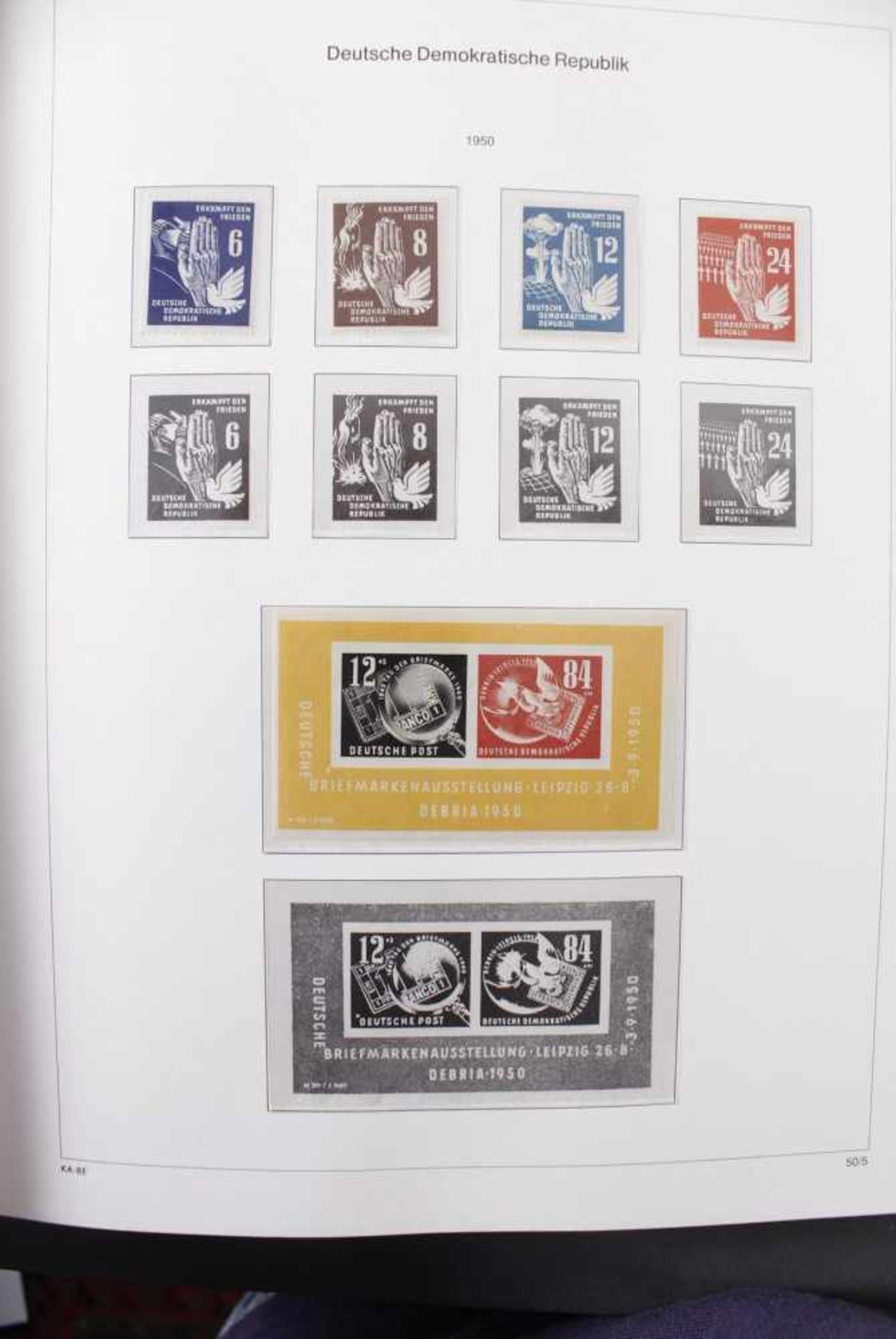 DDR, postfrische KomplettsammlungIn den Michel Hauptnummern komplette Sammlung auf KABE- - Image 7 of 26