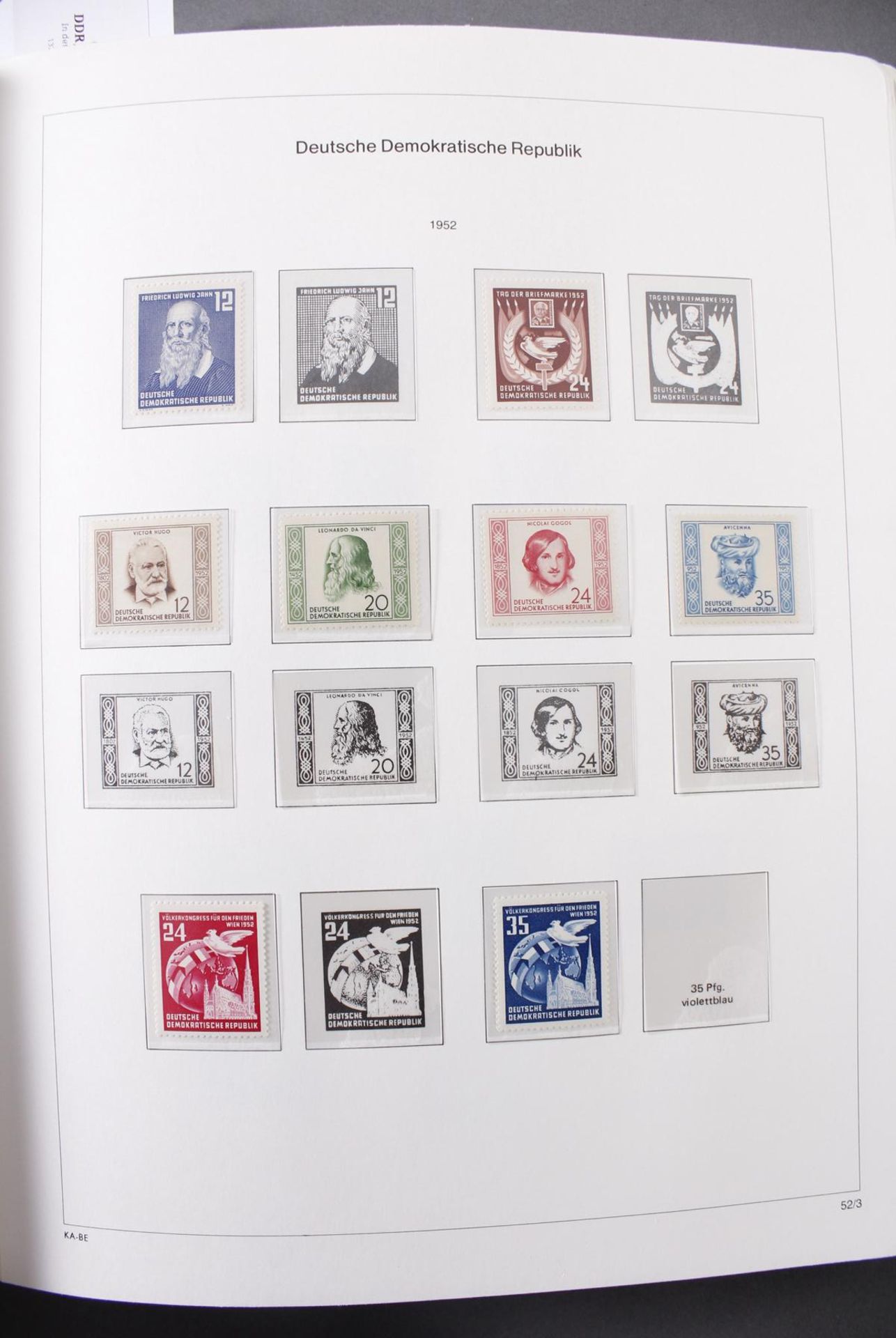 DDR, postfrische KomplettsammlungIn den Michel Hauptnummern komplette Sammlung auf KABE- - Image 13 of 26