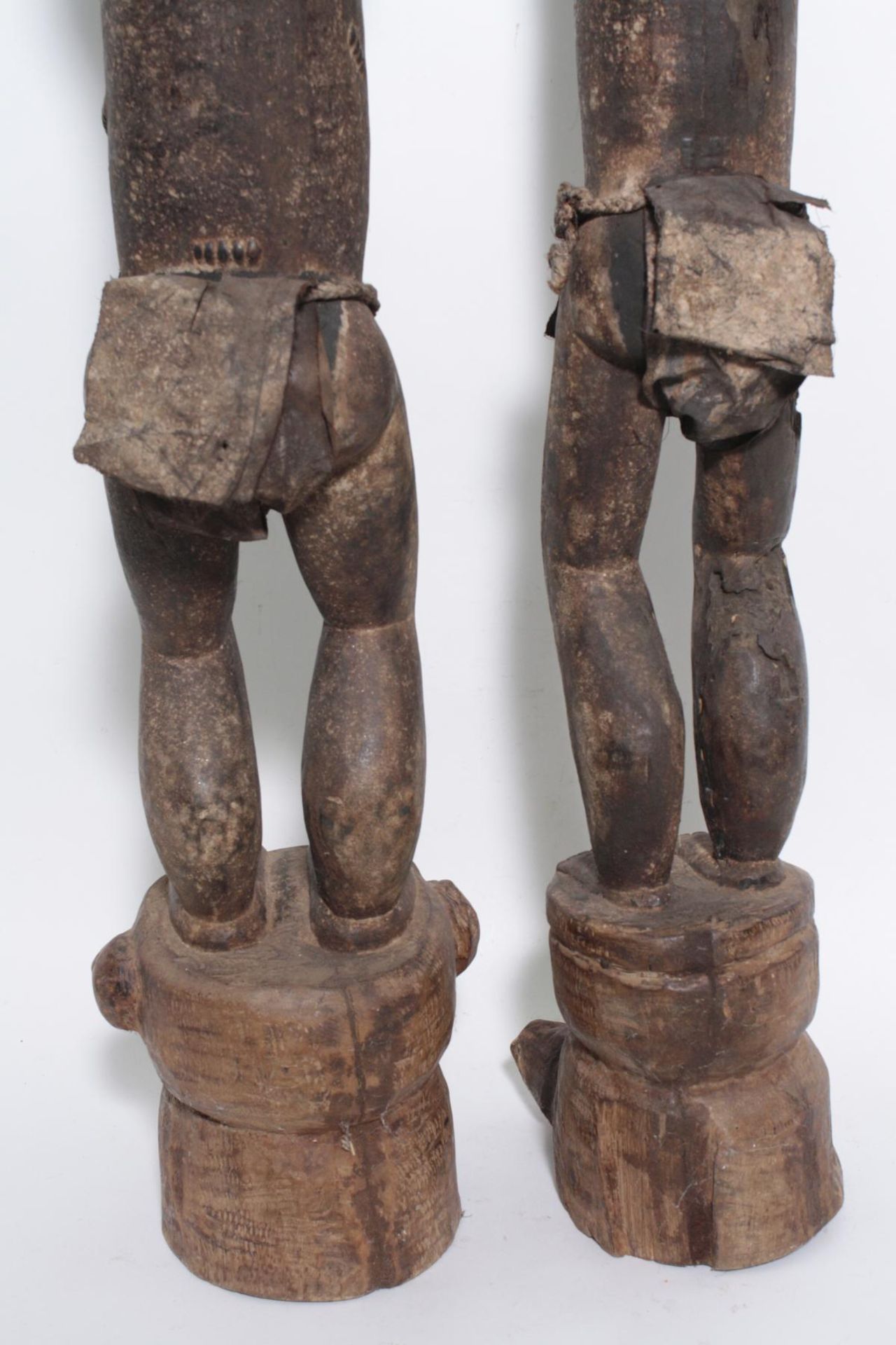 Figure-Paar, Blolo Bian und Blolo Bla, Baule, Elfenbeinküste. 1. Hälfte 20. Jh.Holz aus einem - Bild 11 aus 14