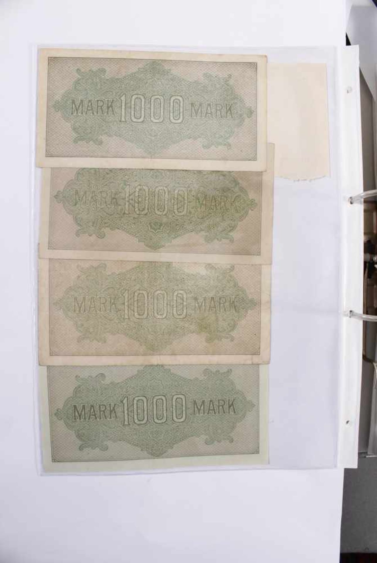 Geldscheinsammlung 1898 - 1949Umfangreiche Sammlung mit weit über 200 Geldscheinen in allen - Bild 10 aus 20