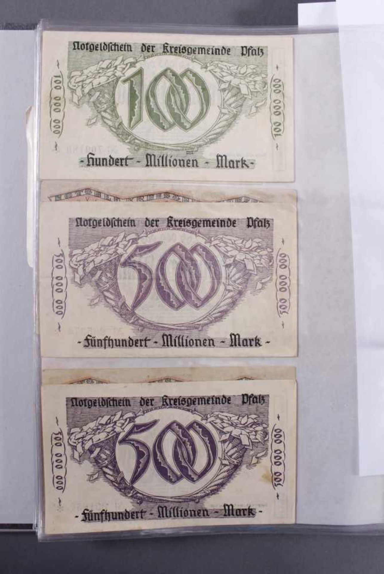 Notgeldsammlung Rheinland-PfalzInsgesamt über 180 Banknoten. Notgeld aus den Städten: Annweiler, - Image 8 of 22