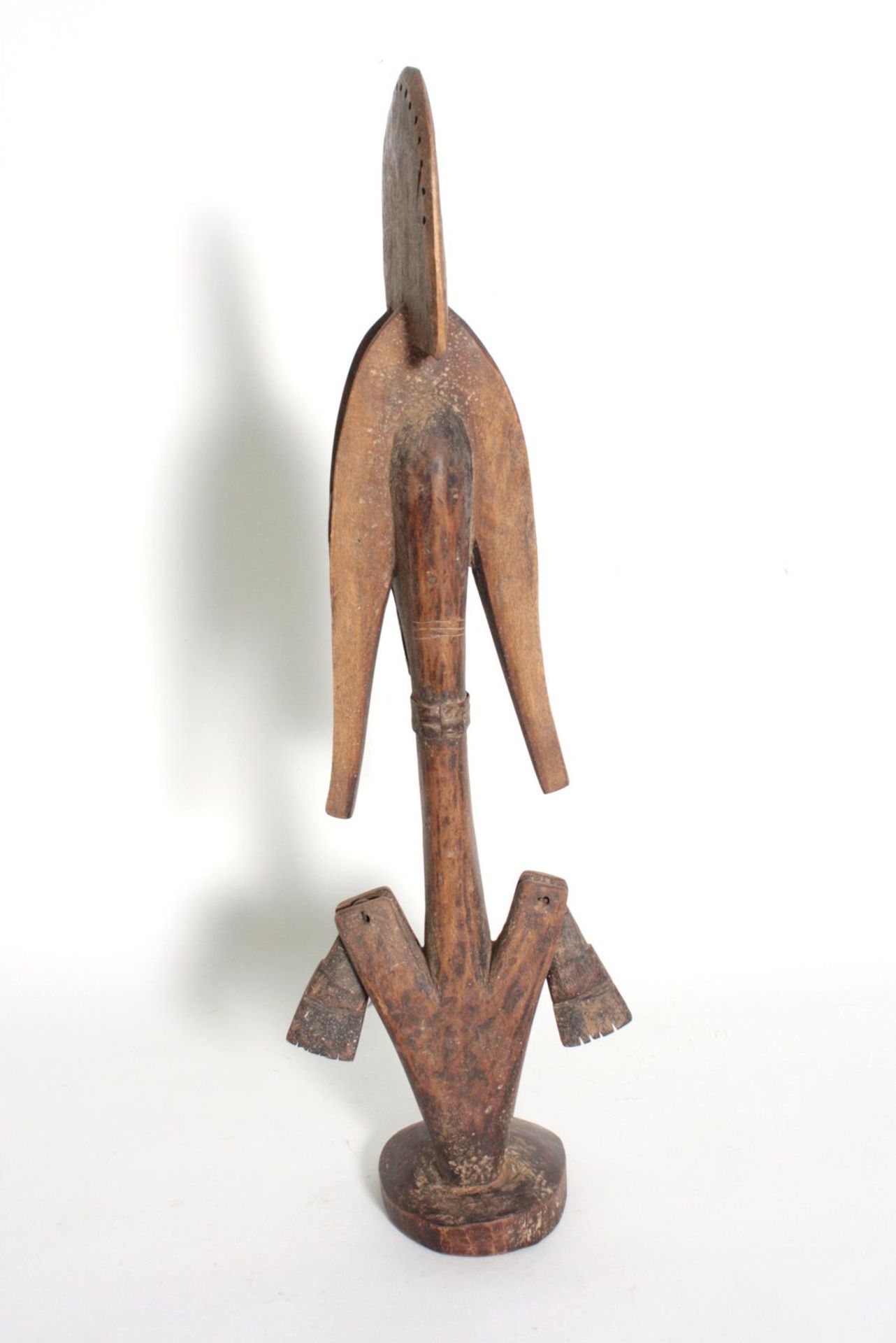 Marka-Marionette, Mali, 1. Hälfte 20. Jh.Holz, geschnitzt, im typischen Marka-Stil mit langer, - Bild 5 aus 6