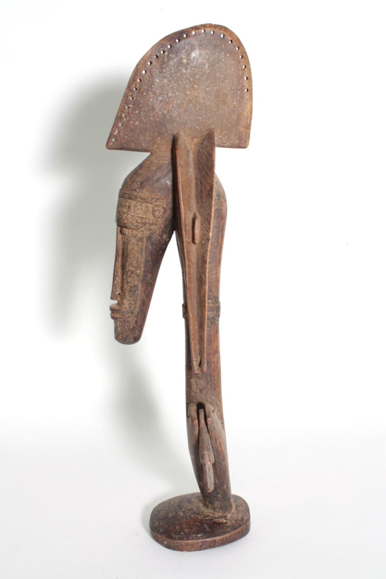 Marka-Marionette, Mali, 1. Hälfte 20. Jh.Holz, geschnitzt, im typischen Marka-Stil mit langer, - Bild 4 aus 6