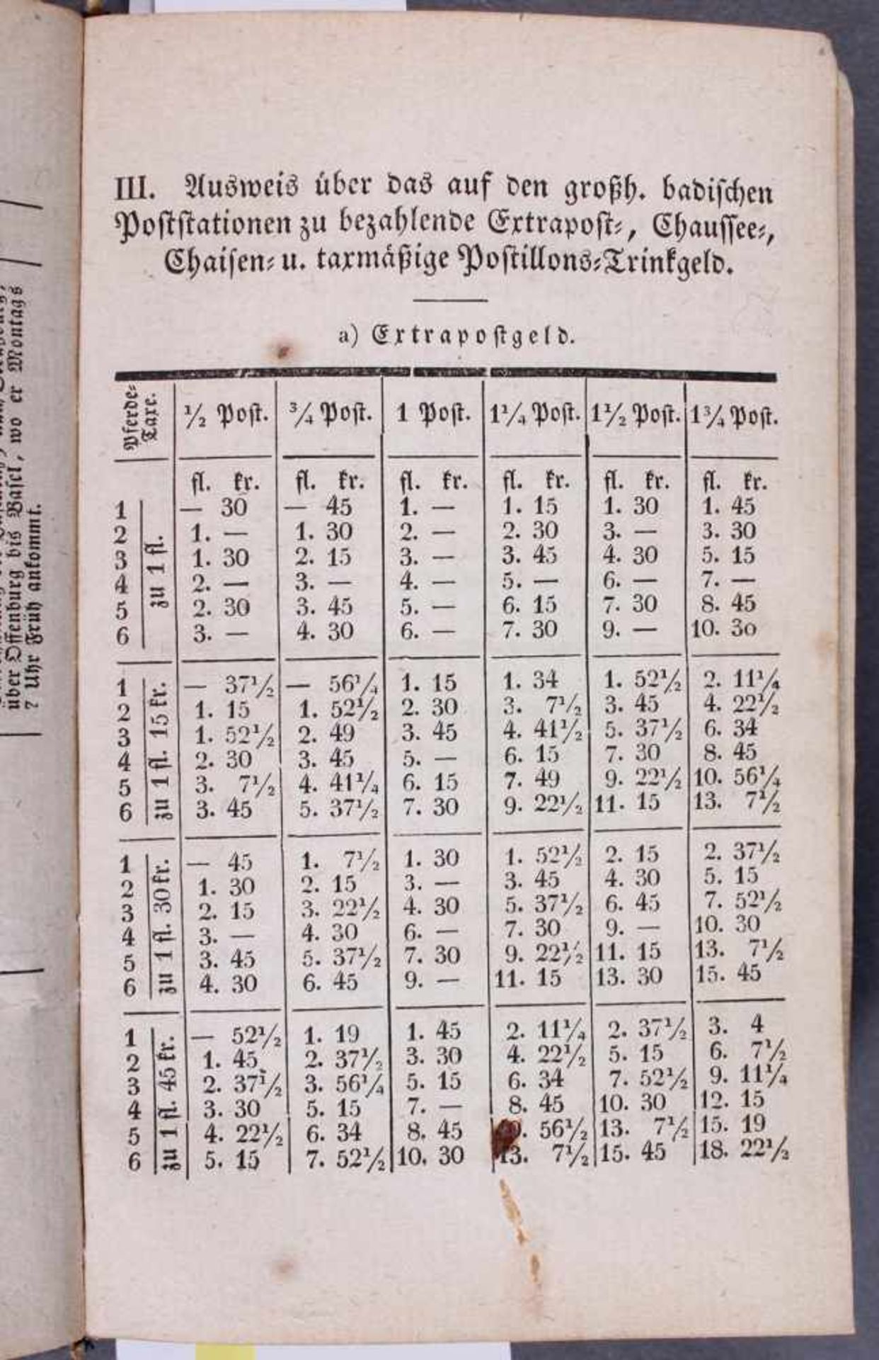 Reiseführer: Führer für Reisende durch das Großherzogtum Baden, H.A. Schreiber 1828Einband mit - Bild 5 aus 7