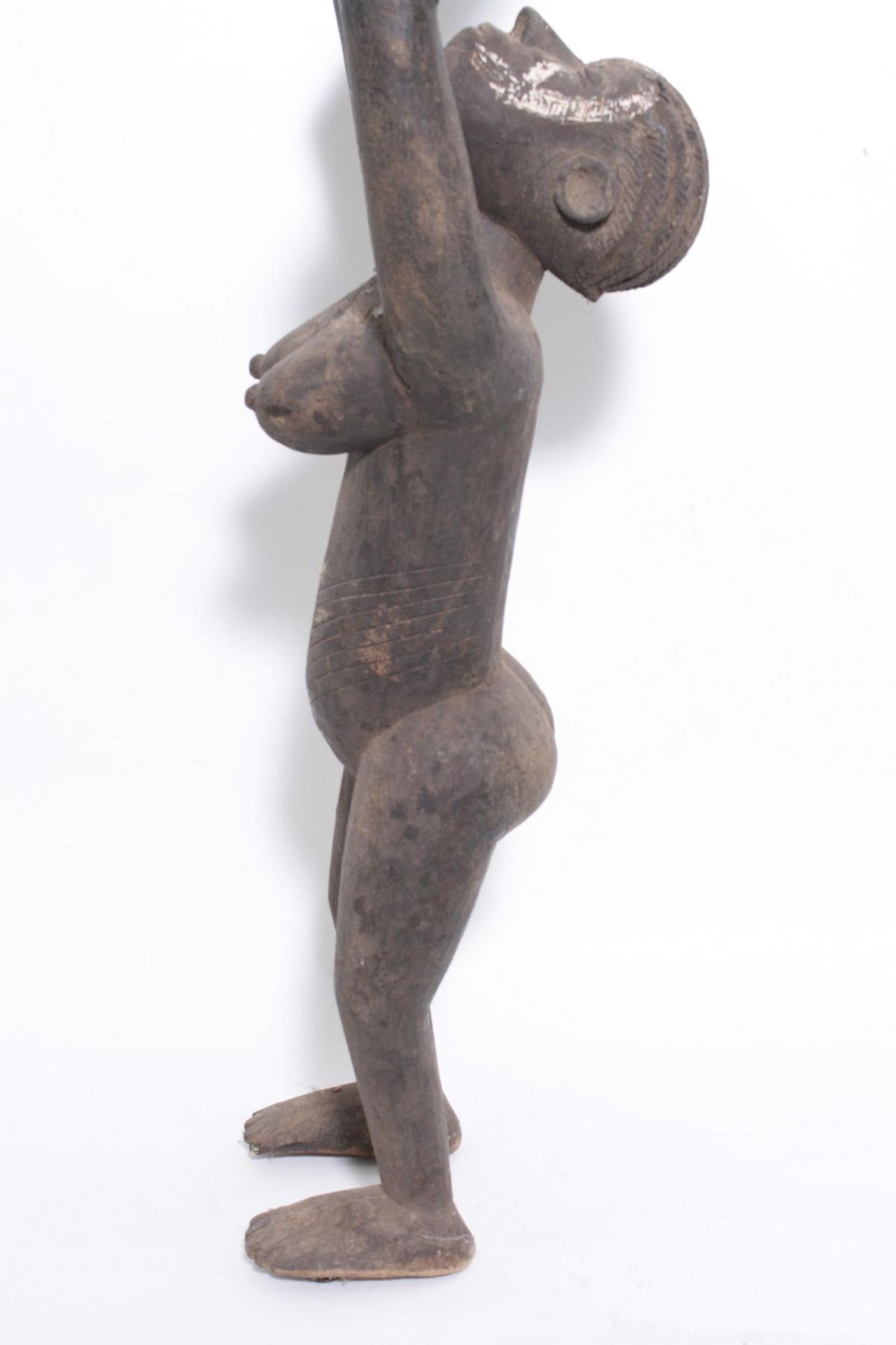 Ältere Weibliche Figur der Mossi, Burkina FasoHolz geschnitzt. Diese schlanke weibliche Statue - Bild 16 aus 16