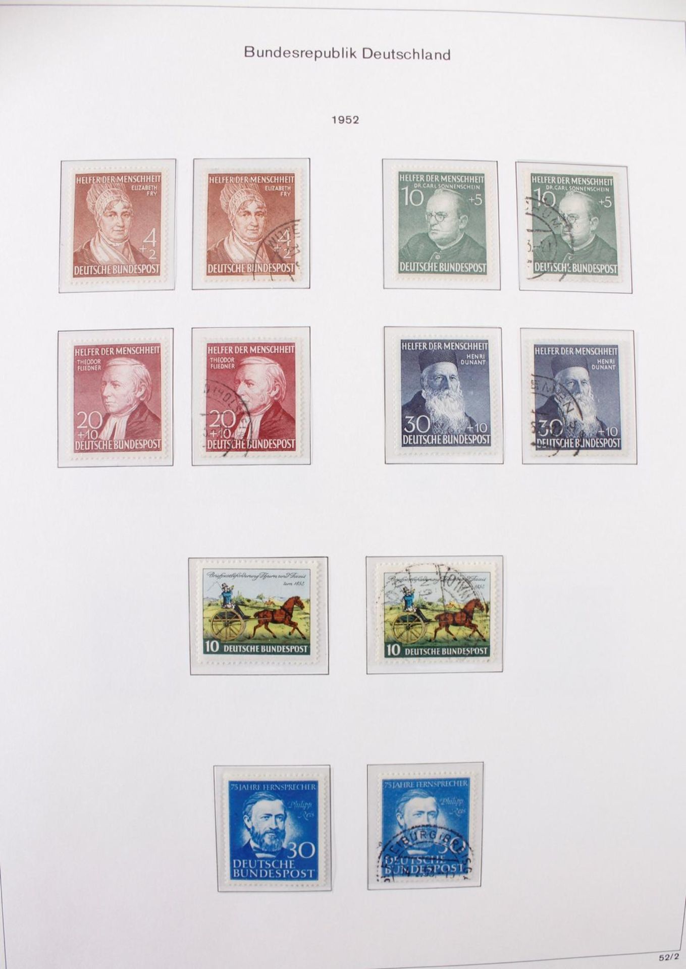Bund, 1948-2001 , Komplette Spitzensammlung, postfrisch und gestempeltIn den Michel Hauptnummern - Bild 8 aus 12