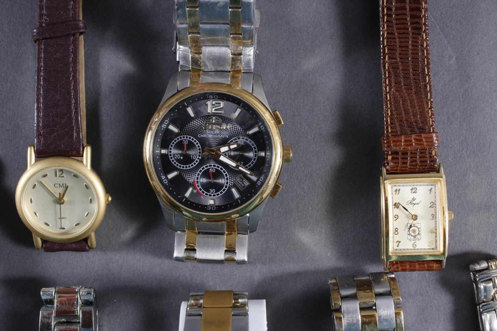 Konvolut Armbanduhren10 Stück, unterschiedliche Hersteller, Funktionen nicht geprüft - Bild 7 aus 7