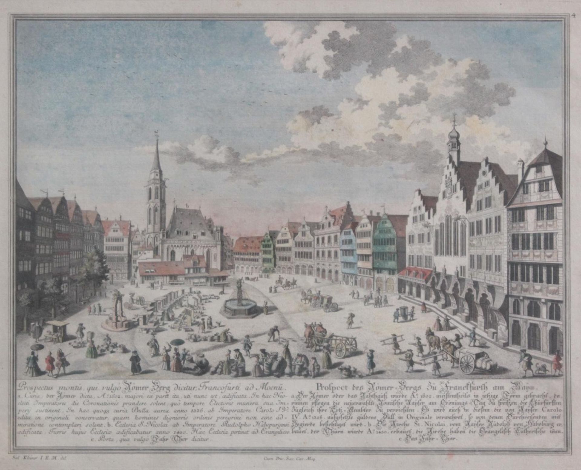Heumann Georg Daniel 1691 - 1759 Hofkupferstecher in Göttingen nach S. Kleiner - Image 2 of 3