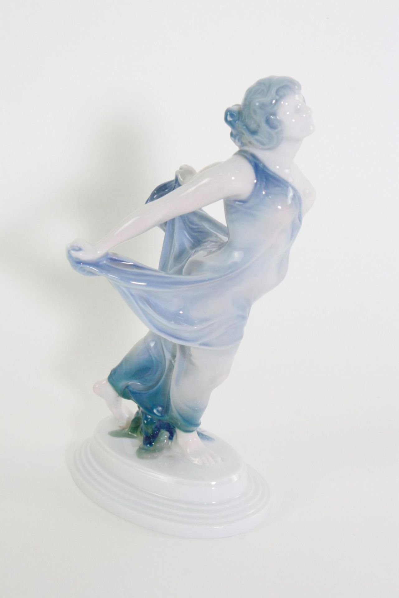 Porzellanskulptur, "Tänzerin", Rosenthal, Kunst-Abteilung, 1920er Jahre - Bild 3 aus 6