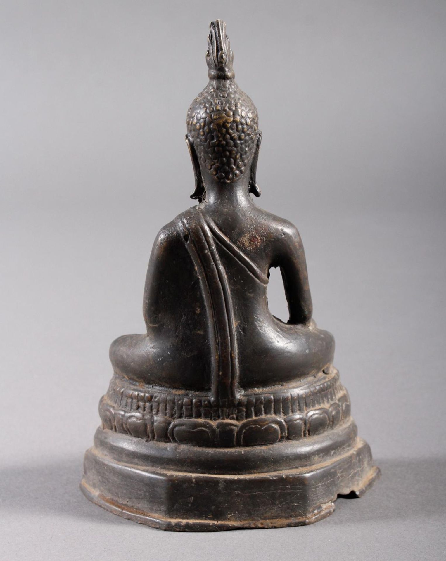 Bronze Buddha, Sukhothai Thailand, 18. / 19. Jahrhundert - Bild 3 aus 7