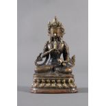 Bronze Buddha, Tibet 19. Jahrhundert