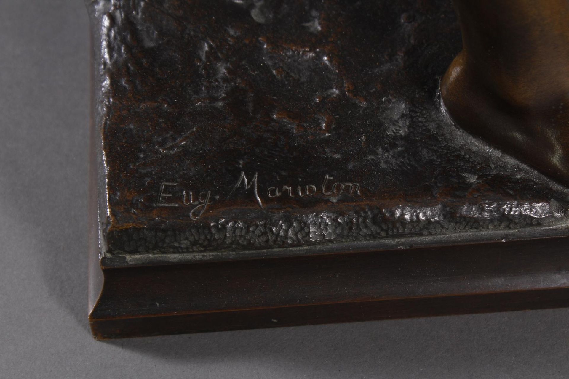 Eugène MARIOTON (1854-1933), Bronze-Skulptur - Image 4 of 4