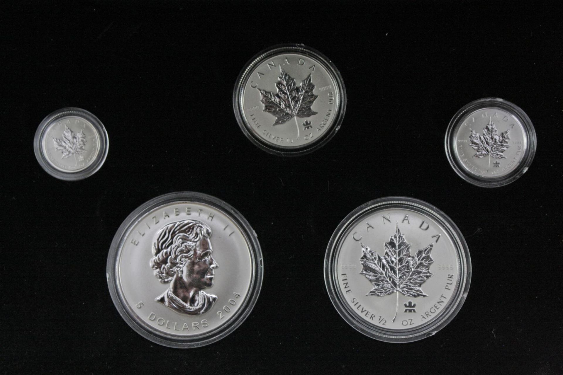 Canada, Maple Leaf Silver Privy Mark Set 2004 - Bild 2 aus 2
