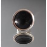 Sterlingsilber-Ring mit Onyx