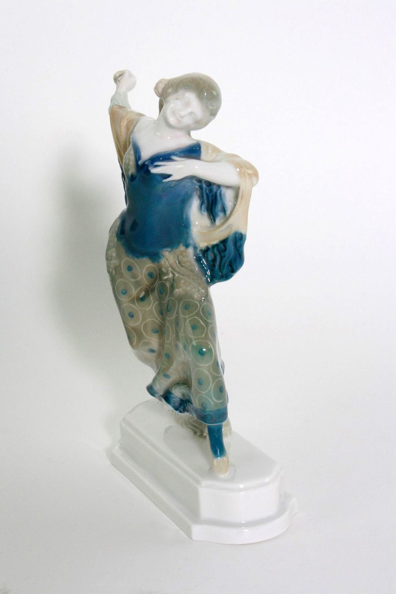 Porzellanskulptur, "Tänzerin, Carmen", Rosenthal, Kunst-Abteilung, 1920er Jahre - Bild 4 aus 6