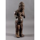 Bronze Gedenkfigur, Benin, Nigeria, 20. Jahrhundert