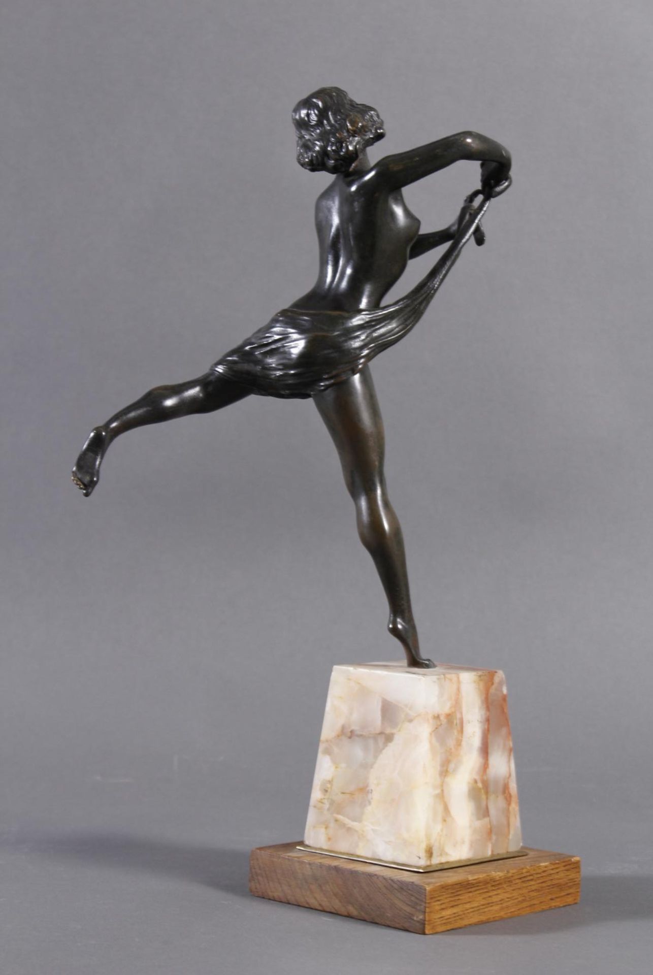 Jugendstil Bronze, Tänzerin, Frankreich um 1900 - Bild 3 aus 4