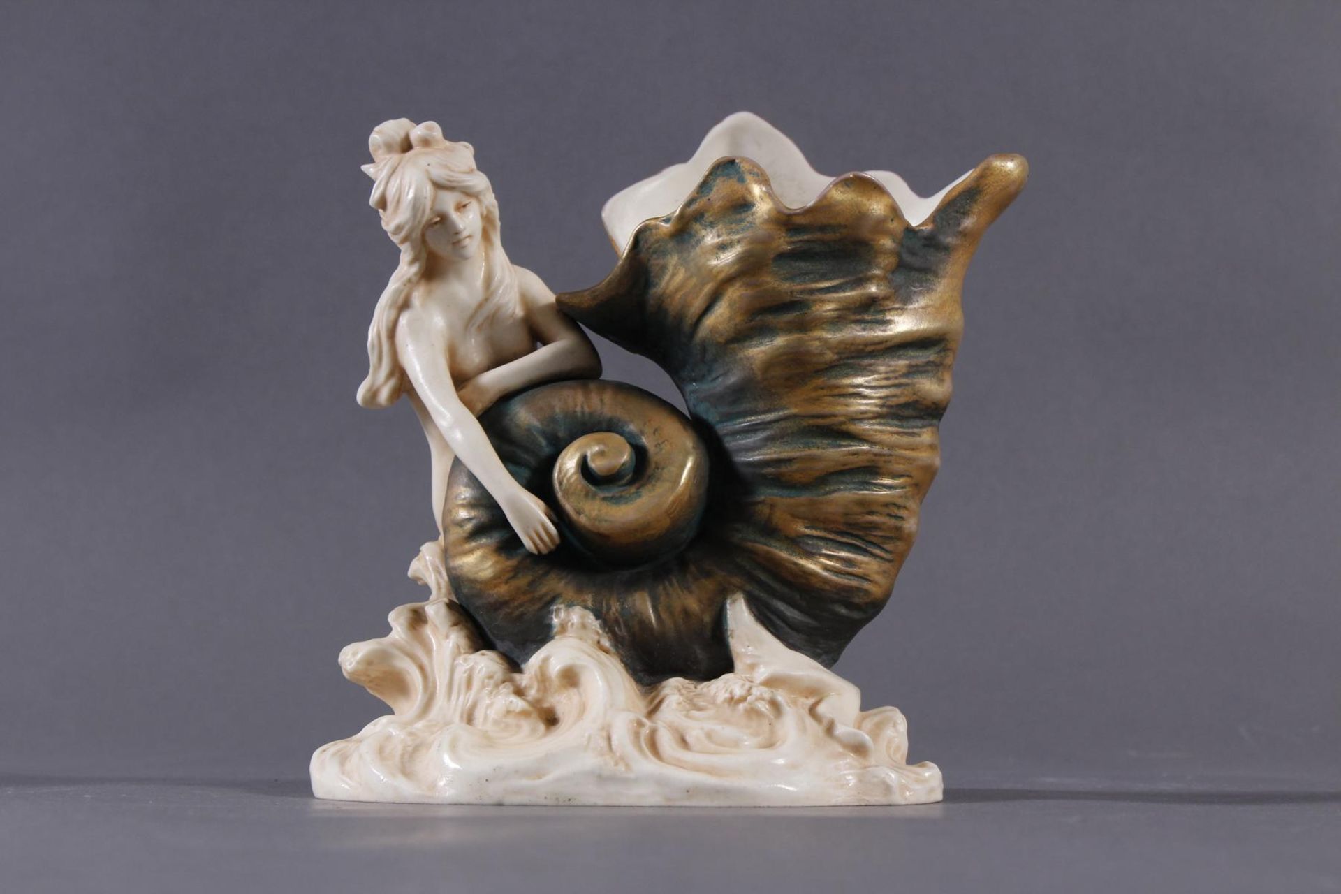 Porzellanfigurenvase, Jugendstil