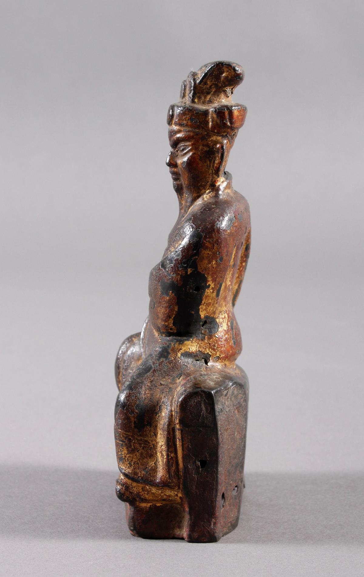 Bronze Hofbeamter, China, Ming-Dynastie - Image 6 of 10