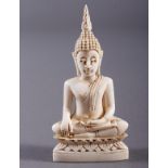 Elfenbein Buddha, Thailand 18. / 19. Jahrhundert