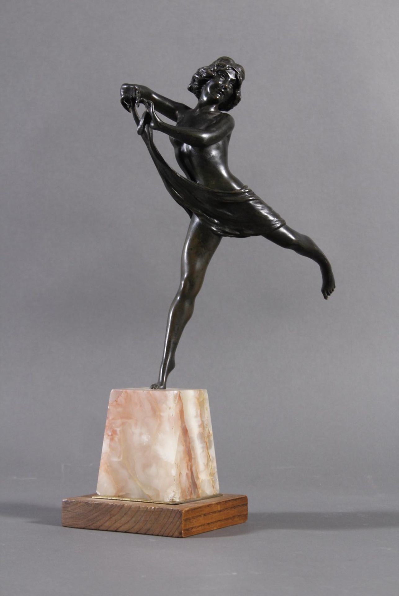 Jugendstil Bronze, Tänzerin, Frankreich um 1900