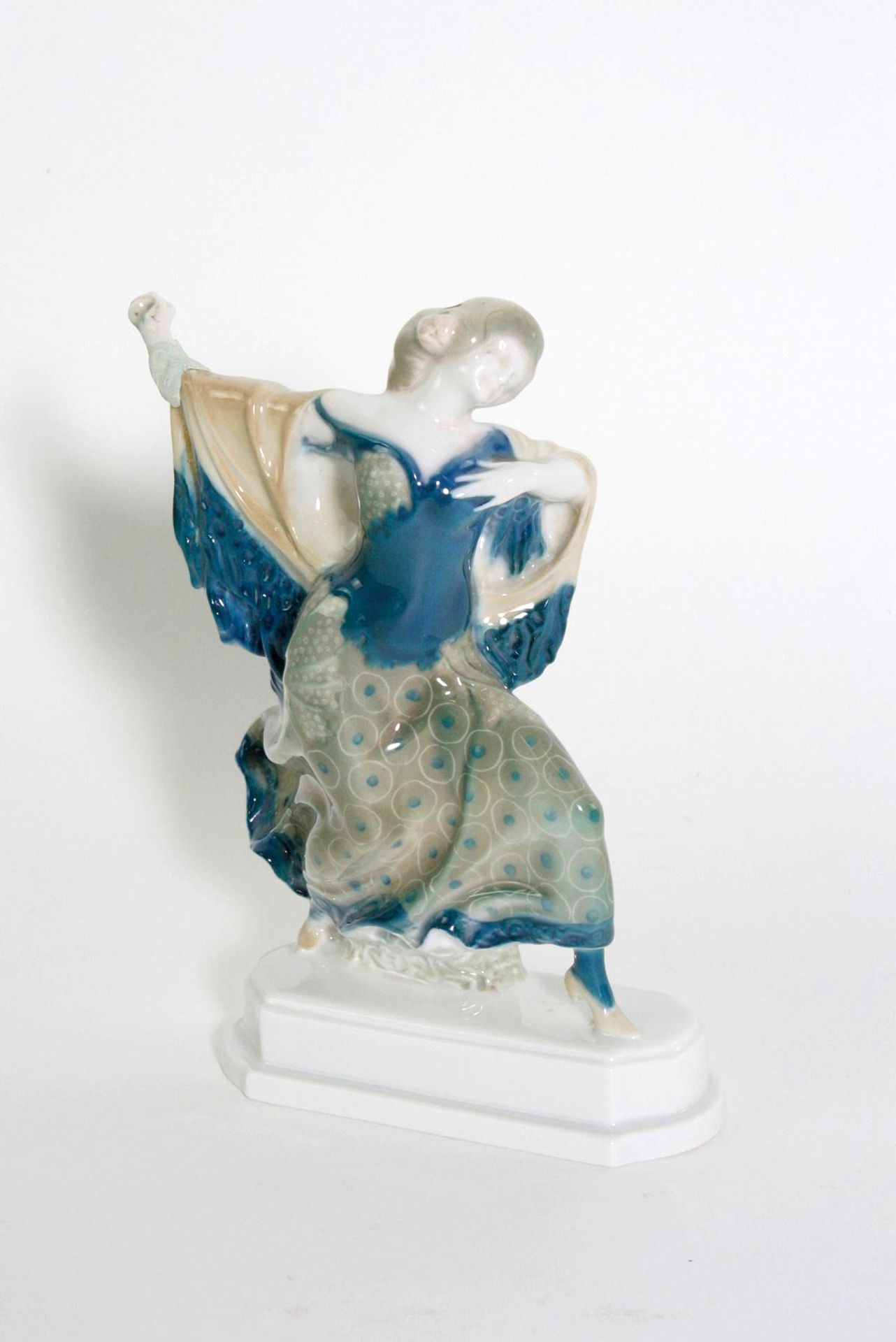 Porzellanskulptur, "Tänzerin, Carmen", Rosenthal, Kunst-Abteilung, 1920er Jahre