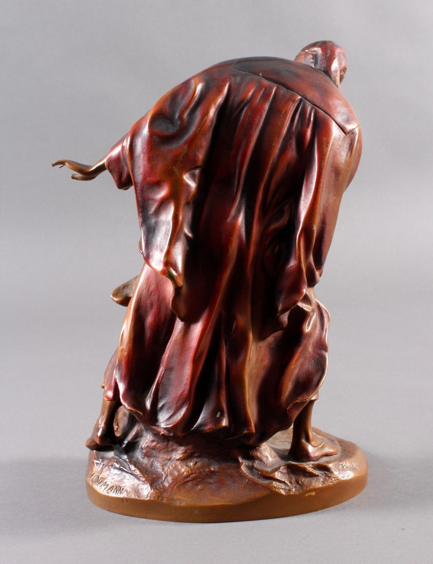Art Deko Bronzeskulptur, Dante - Image 5 of 10