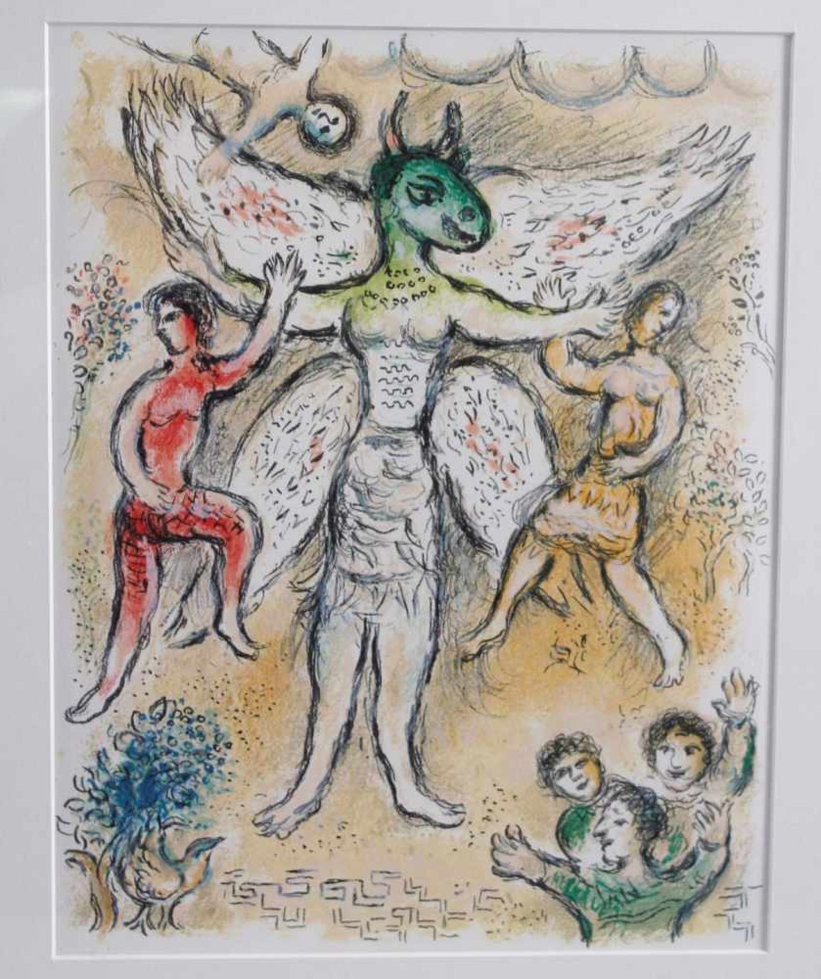 Marc Chagall, Farblithografie aus der Odyssee - Image 2 of 2