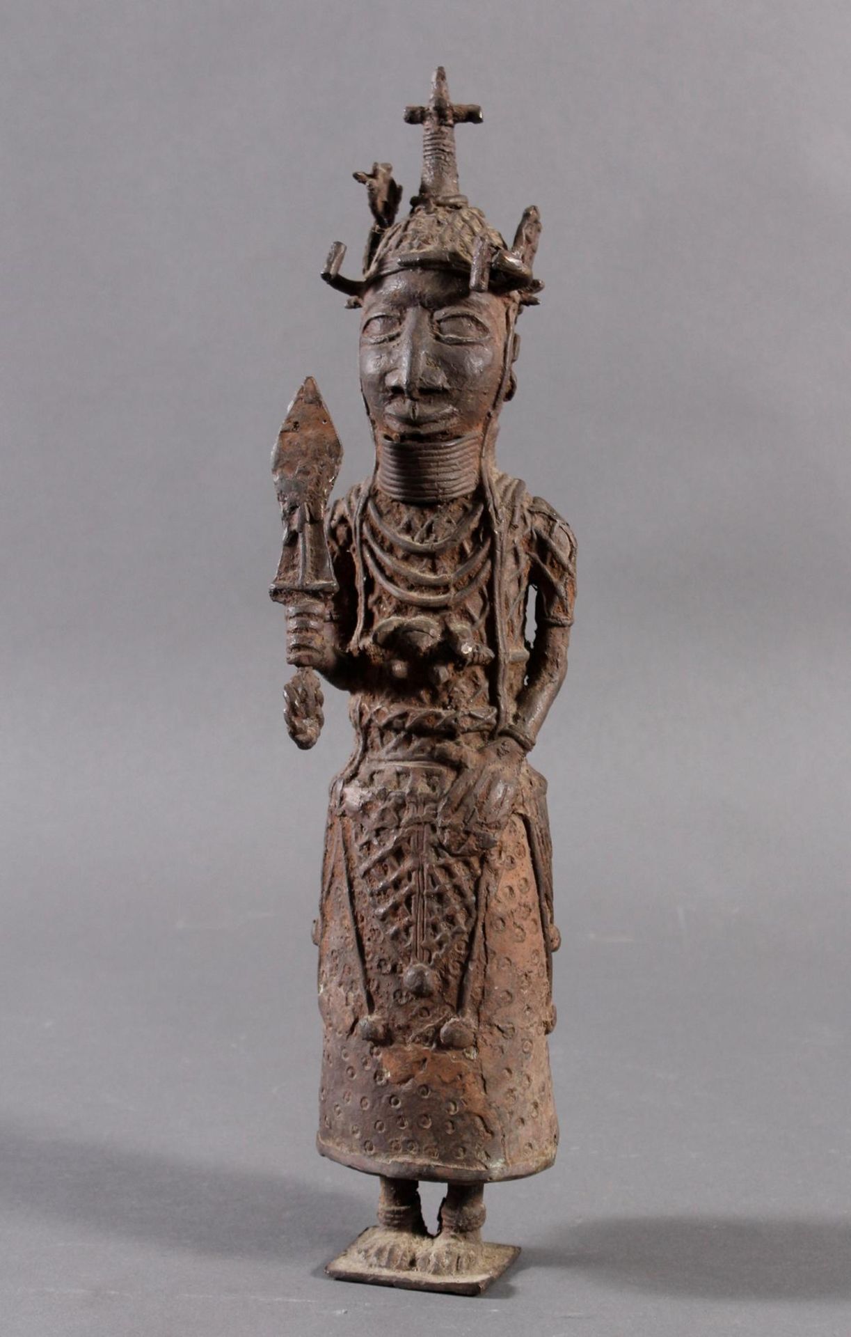 Benin/Afrika, Bronzefigur