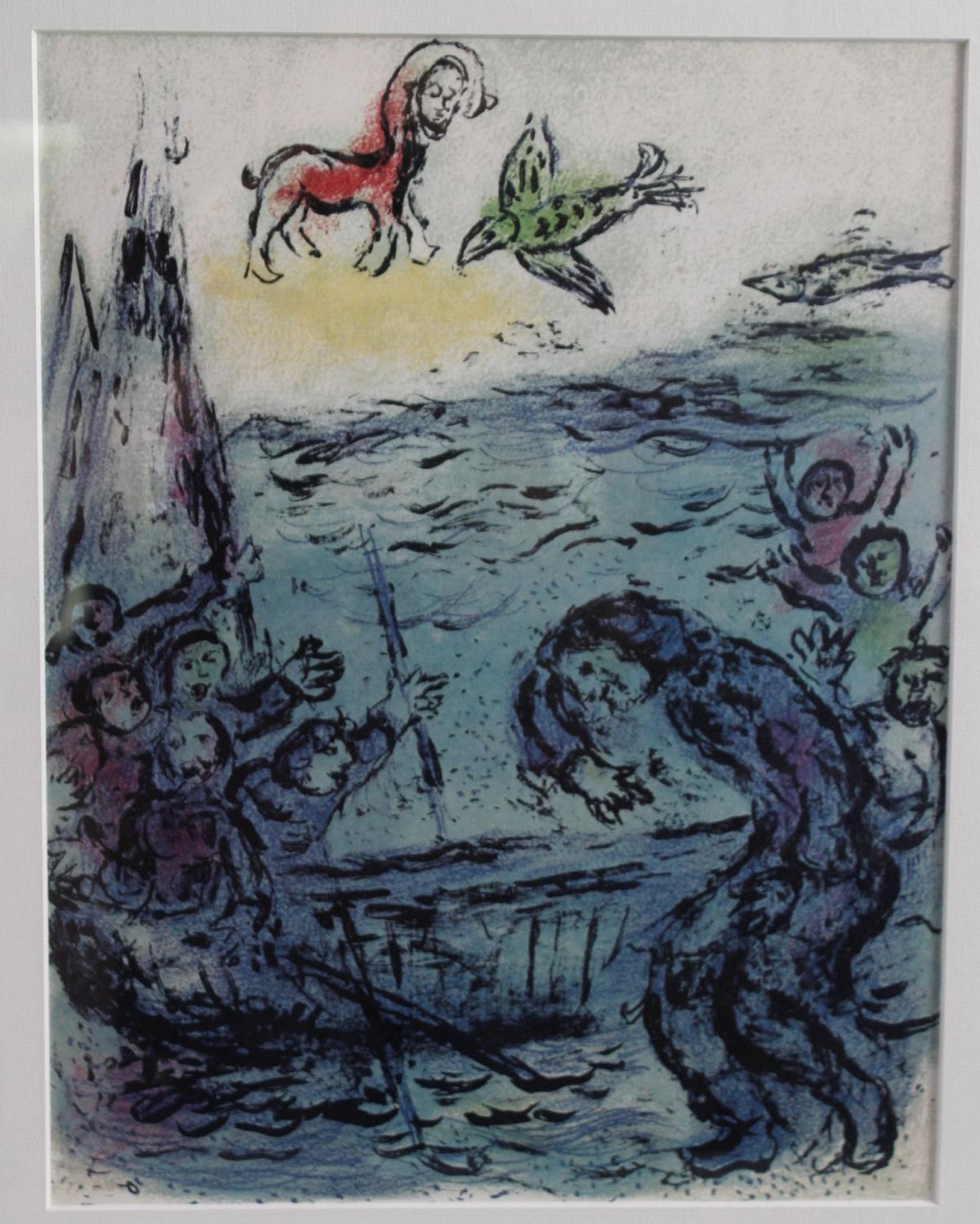 Marc Chagall, Farblithografie aus der Odyssee - Image 2 of 2