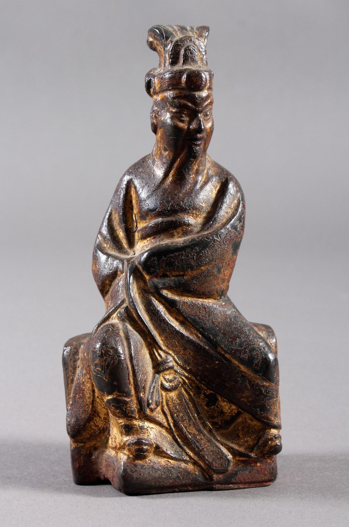 Bronze Hofbeamter, China, Ming-Dynastie