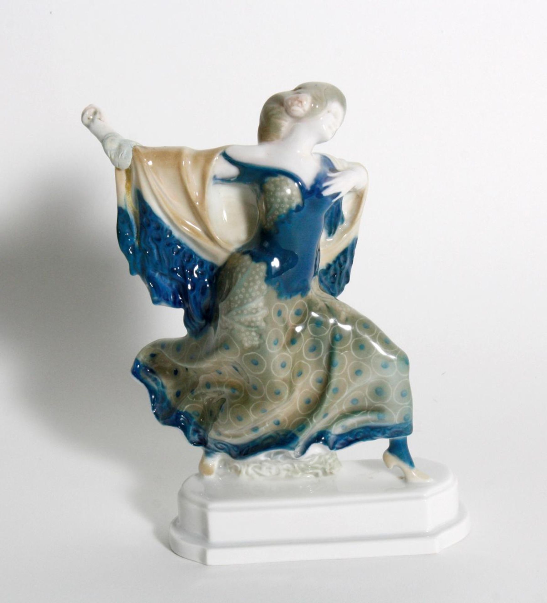 Porzellanskulptur, "Tänzerin, Carmen", Rosenthal, Kunst-Abteilung, 1920er Jahre - Bild 2 aus 6