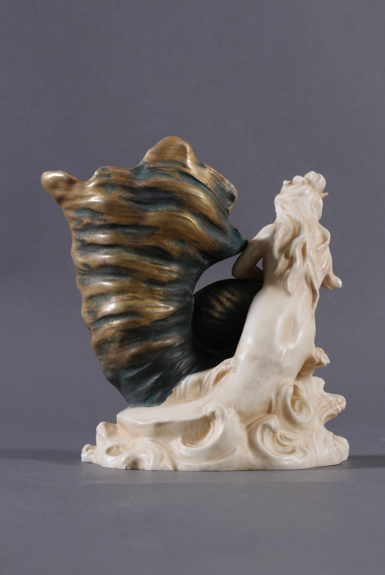 Porzellanfigurenvase, Jugendstil - Image 3 of 4