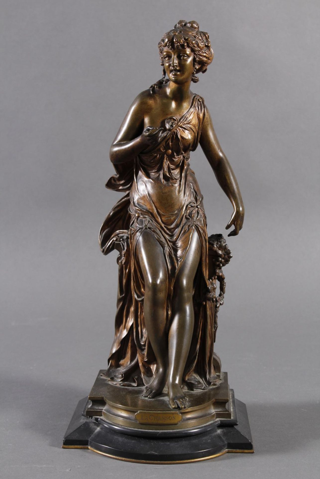 Jugendstil Bronzeplastik, Frankreich um 1900