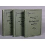 Handbuch für Jäger in Drei Bänden. Dietrichs aus dem Winckell, Band I-III