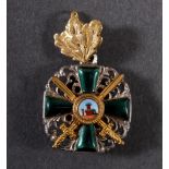 Baden: Miniatur des Ritterkreuz 2. Klasse mit Schwertern des Orden vom Zähringer Löwen